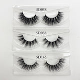 Wholesale 20/30/40/50Pairs Eyelashes 3D Mink Lashes Handmade Fluffy Dramatic Lashes Cruelty Free False Eyelashes Makeup Lashes