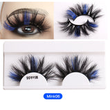 Color Mink Hair False Eyelashes Naturally Fit Thick Eyelashes