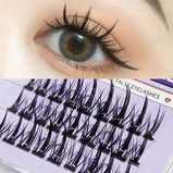 3D Faux Mink Lashes Tapered Natural Long False Eyelashes Individual Eyelash Natural Thick Lashes Eyelash Extension for Makeup