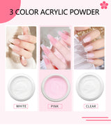 Acrylic Nail Kit; Nail Kit for Beginners and Professional with Everything; Nail Starter Kit with Acrylic Powder Liquid Monomer; Nail Glitter and Tools...(FBA inventory / multi-channel delivery)