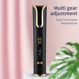 Fully Automatic Hair Curler Multifunctional Rechargeable Hair Curler Travel Home Portable Carry-on Wireless Curling Stick