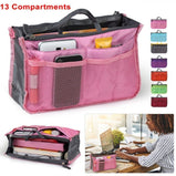 Women Lady Travel Insert Handbag Organiser Makeup Bags