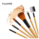 6 PCs/Set Makeup Brushes Tool Set Cosmetic Powder Eye Shadow Foundation Blush Blending Beauty Make Up Brush Maquiagem