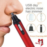 1PC Electric Nose Hair Trimmer USB Rechargeable Ear Nose Hair Trimmer Shaver Razor For Men Hair Removal