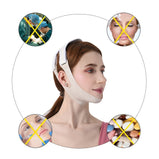 Transform Your Face Instantly with Silicone Face Shaping Bandage - Women's V-Line Face Shaper!
