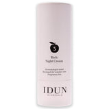 Rich Night Cream by Idun Minerals for Unisex - 1.69 oz Cream