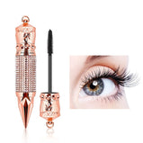 Scepter Mascara: Waterproof, Smudge-Proof, and Natural Thick Curling with a Rhinestone Decorative Shell - Elongate Your Eyelashes Instantly!