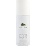 LACOSTE EAU DE LACOSTE L.12.12 BLANC by Lacoste PURE DEODORANT SPRAY 3.6 OZ