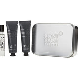 MONT BLANC EXPLORER by Mont Blanc EAU DE PARFUM .25 OZ MINI & AFTERSHAVE BALM 1 OZ & SHOWER GEL 1 OZ & TRAVEL POUCH