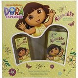 DORA THE EXPLORER by Compagne Europeene Parfums ADORABLE EDT SPRAY 3.4 OZ & BODY WASH 8 OZ