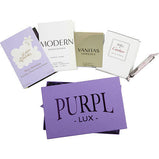 PURPL LUX SUBSCRIPTION BOX FOR WOMEN by $LOLITA LEMPICKA FORBIDDEN FLOWER - $VANITAS VERSACE - $BANANA REPUBLIC MODERN - $PINK SUGAR SENSUAL - $EAU DE CARTIER