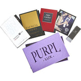 PURPL LUX SUBSCRIPTION BOX FOR MEN by - $MANDARINA DUCK COOL BLACK - $MERCEDES-BENZ - $PASHA DE CARTIER EDITION NOIRE - $VINCE CAMUTO MAN - $ESENCIA DE LOEWE