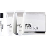 MONT BLANC LEGEND SPIRIT by Mont Blanc EDT SPRAY 0.25 OZ & AFTERSHAVE BALM 1 OZ & ALL OVER SHOWER GEL 1 OZ & POUCH