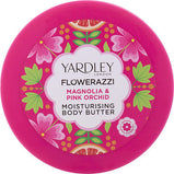 YARDLEY by Yardley FLOWERAZZI MAGNOLIA & PINK ORCHID BODY BUTTER 6.7 OZ