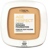 L'Oreal Paris Age Perfect Serum Creamy Foundation Makeup, 310 Nude Beige, 0.31 fl oz