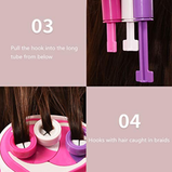 Automatic Hair Braider Electric Hair Curler Machine Hair Styling DIY Quick Twister Tool For Girls Kds