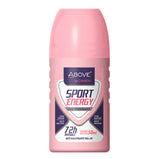 ABOVE Sport Energy - 72 Hour Antiperspirant Roll-On Deodorant - Woody, Floral Fragrance - Protects Against Sweat and Body Odor - Delivers Instant Freshness - Alcohol Free - 1.7 oz