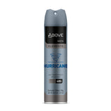 ABOVE Hurricane - 48 Hours Antiperspirant Deodorant - Dry Spray for Men - Notes of Lime, Tangerine and Apricot - Protects Against Sweat and Body Odor - Stain and Cruelty Free - 3.17 oz