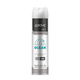 ABOVE Ocean - 48 Hours Antiperspirant Deodorant - Dry Spray for Men - Notes of Lemon, Bergamot and Lavender - Protects Against Sweat and Body Odor - Stain and Cruelty Free - 3.17 oz