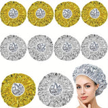 Salon-Quality Disposable Aluminum Foil Hair Dye Cap for Deep Conditioning and Home Use