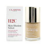 CLARINS - Skin Illusion Velvet Natural Matifying & Hydrating Foundation - # 112C Amber 80079905/482485 30ml/1oz