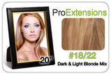 Pro Lace 20", #18/22 Dark Blonde w/Light Blonde Highlights