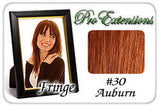 #30 Auburn Pro Fringe Clip In Bangs