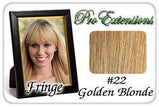 #22 Golden Blonde Pro Fringe Clip In Bangs