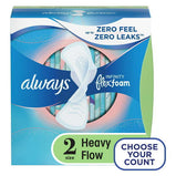 Always Infinity Pads Winged Unscented Super Absorbency;  46 Ct Size 2